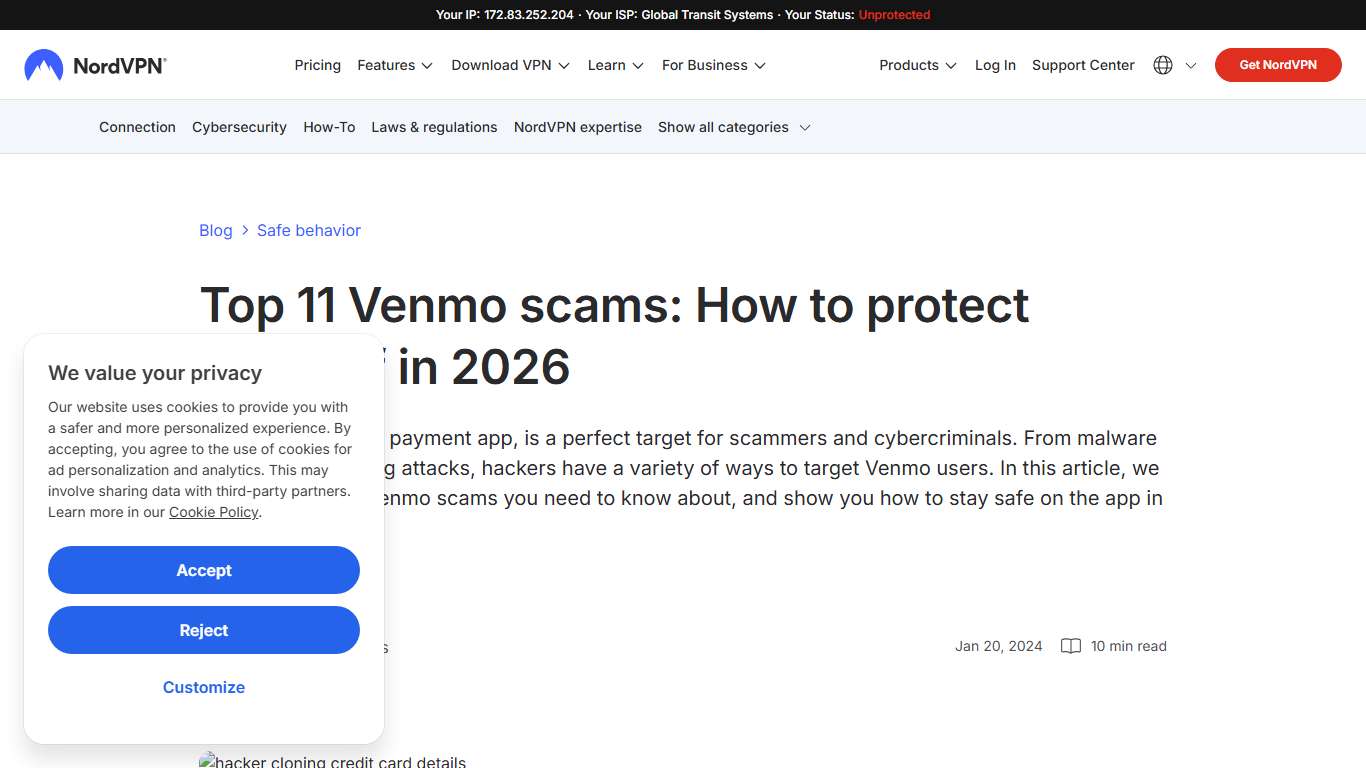 How to avoid Venmo scams in 2026 NordVPN