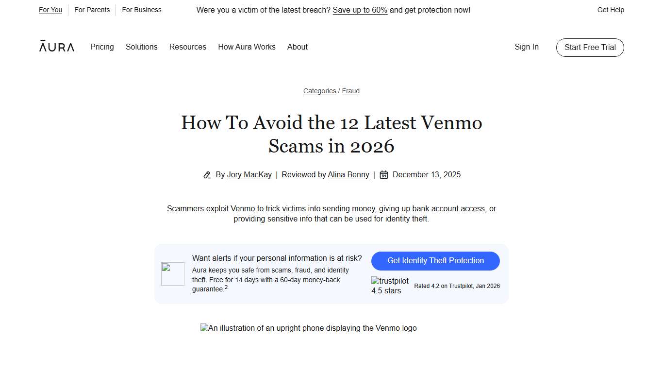 How To Avoid the 12 Latest Venmo Scams in 2026